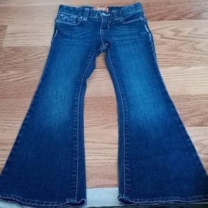 Blue bell bottom jeans